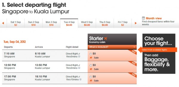 JetStar血戰AirAsia，7至10月新加坡吉隆坡來回$0！