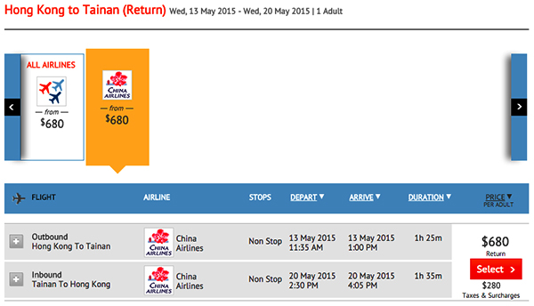 少有！華航來回台南$620起，6月25日前出發