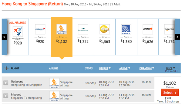 暑假有喎！新加坡航空來回獅城$1,102起，8月31日前出發
