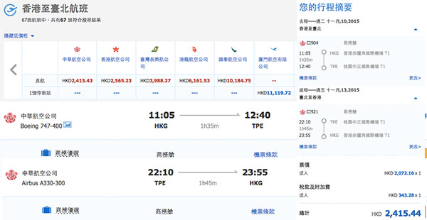 旺季平歎商務！華航來回台北、台南、高雄來回$2,072起，12月31日前出發