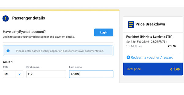 嘩！狂搶£1機票！Ryanair歐洲內陸線單程連稅約$11起，3月31日前出發