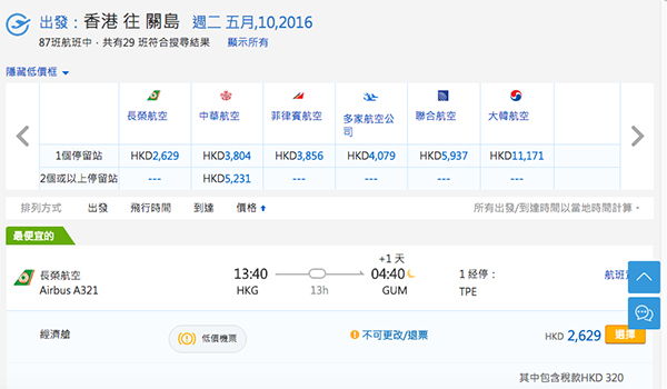 筍盤延減！長榮航空來回關島$2,309起，坐Hello Kitty機兼回程可中停台北，12月31日前出發