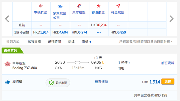 台日一雞兩味！華航飛日本來回$1,716起，可中停台灣，兼有30kg行李，12月31日前出發
