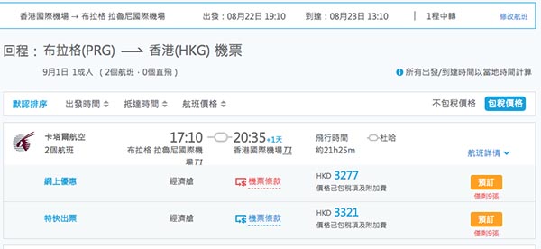 罕見！限3日！歐洲機票所有航空公司全線減$150！香港來回歐洲連稅$3,127起！