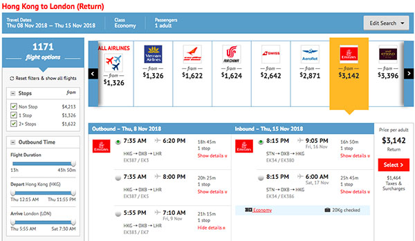 【歐洲】正！坐A380平飛英倫！阿聯酋航空香港來回倫敦$3,142起！12月18日前出發