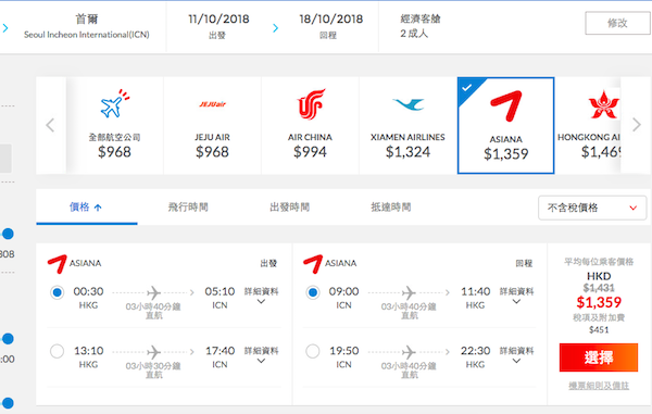 【首爾】抵！韓風最後召集！韓亞航空來回首爾$1,359起！10月11日前出發