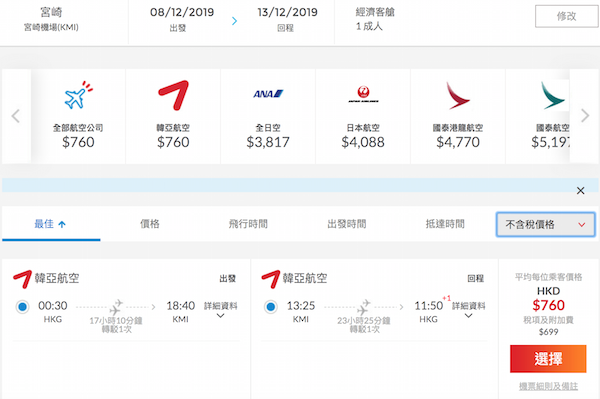 【日本】癲價延減！激抵飛日本！韓亞航空香港來回日本各地$760起！2020年1月21日前出發