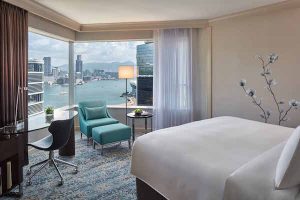 JW Marriott Hotel HK - Premier Harbour View Room - King bed