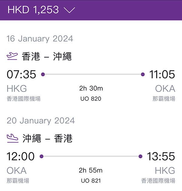 【沖繩】淡季去勁平！香港快運來回連稅$1,253起！2024年1月31日前出發！