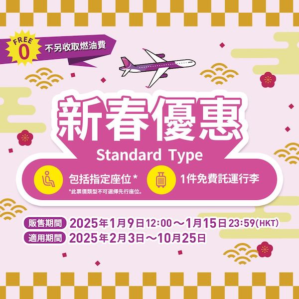 【大阪】想去世博必睇！樂桃航空來回大阪連稅$1,631起，包20kg行李+揀位！2月至10月出發