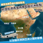 阿提哈德航空大舉擴展非洲網絡 宣佈新增6大城市航點