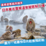 有遊客想跟猴子一起浸溫泉？日本著名雪猴景點擬限制入場人數