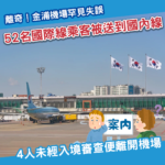 離譜！金浦機場出現失誤 52名國際線乘客竟被送到國內線