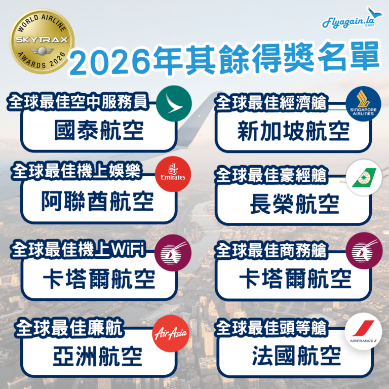 Skytrax 2026 airlines awards